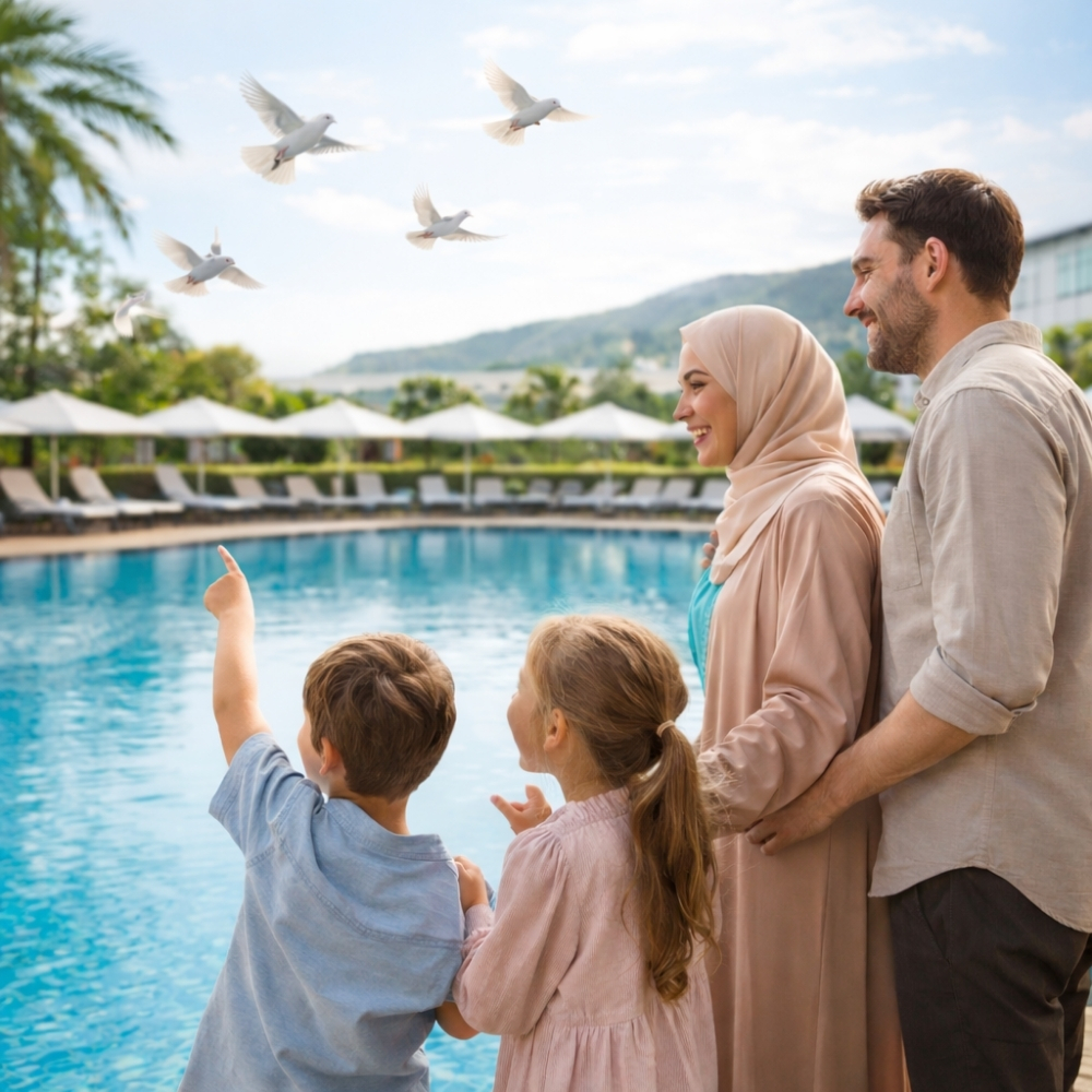 Club Familia tesisinden görünüm